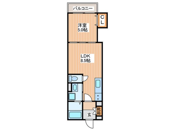 スリール明和Ⅱの物件間取画像